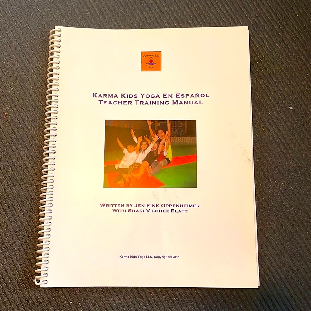 Brand New Karma Kids Yoga En Espanol Teacher Training Manual